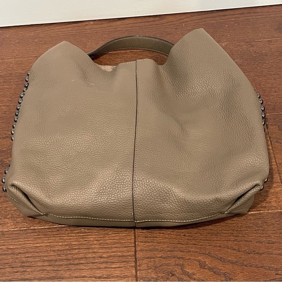 Rebecca Minkoff Grey Pebble Leather Hobo Shoulder Bag - Picture 7 of 7